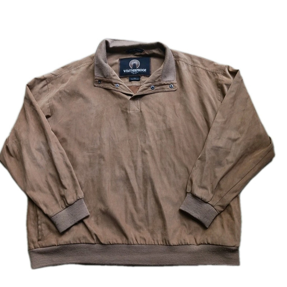 Vintage Weatherproof Mens Pullover Shirt XXL Polyester